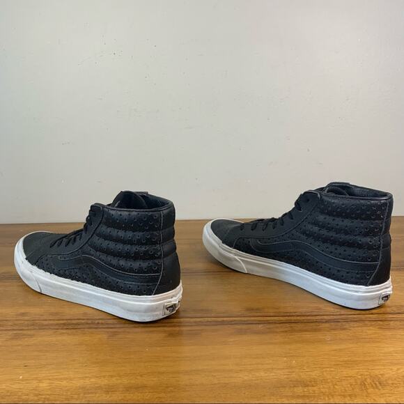 Vans Sk8-Hi Perforated Leather Womens Sneaker - Picture 7 of 9